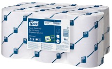 Tork® Rollenhandtuch Advanced - 24,7 cm x 143 m, weiß, 6 Rollen Handtuchrollen 2-lagig keine weiß