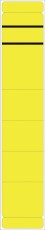 Ordnerrückenschilder - schmal/kurz, sk, gelb, 100 Stück Rückenschild selbstklebend gelb 39 mm