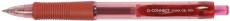 Q-Connect® Gelschreiber Sigma - ca. 0,5 mm (M), rot Gelschreiber rot ca. 0,5 mm Gummigriffzone