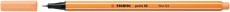 STABILO® Fineliner - point 88 - hellorange Fineliner hellorange 0,4 mm metallgefasste Spitze