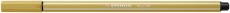 STABILO® Premium-Filzstift - Pen 68 - khaki Faserschreiber khaki ca. 1 mm Rundspitze