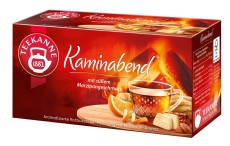 Teekanne Rooibostee Kaminabend - 20 Beutel à 2 g Tee Rooibos 20 Beutel