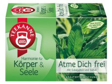 Teekanne Kräutertee Harmonie für Körper & Seele - Atme dich frei, 20 Beutel à 2 g Tee 20 Beutel