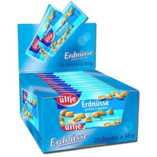 ültje Erdnüsse geröstet 20 Pack x 50 g Knabbergebäck 20x 50 g