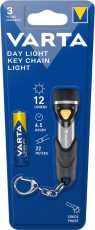 Varta Taschenlampe LED Day Light Key Chain schwarz/silber Taschenlampe schwarz/silber 94 mm 22 m