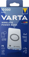 Varta Ladestation Wireless Power Bank 10.000mAh weiß Induktion Wireless Ladegerät 5.920 mAh / 5 V