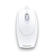 CHERRY Maus WheelMouse optical - weiß Rechts- und Linkshänder Maus weiß USB (PS/2 über Adapter)
