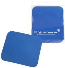 LogiLink Mauspad Economy - 250 x 220 mm, blau Mousepad blau rechteckig 250 mm