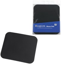 LogiLink Mauspad Economy - 250 x 220 mm, schwarz Mousepad schwarz rechteckig 250 mm