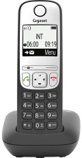 Gigaset Schnurlostelefon A690 mit Rufnummernanzeige, schwarz Telefon schwarz Analog 1 1 DECT, GAP
