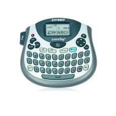 Dymo® Beschriftungsgerät LetraTag® 100T - QWERTZ-Tastatur, Thermodirektdruck, schwarz/blau grau