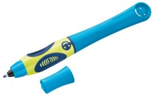 Pelikan® griffix® Tintenroller Stufe 3 - Neon Fresh Blue, Faltschachtel Tintenroller Linkshänder
