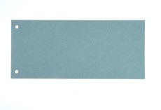 Trennstreifen - 190 g/qm Karton, blau, 100 Stück Trennstreifen blau 225 mm 105 mm 2-fach 190 g/qm