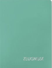 Roth Zeugnismappe Basic - 20 Hüllen, türkis Zeugnismappe türkis 31,5 x 23 cm PVC- Weichfolie