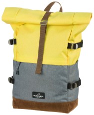 walker® Schulrucksack Roll up two - butter / grey Schulrucksack Concept butter / grey Roll up two