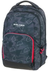 walker® Schulrucksack College - grey polygon Schulrucksack College grey polygon 30 cm 48 cm