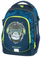 walker® Schulrucksack Fame - Gorilla Funk dark petrol Schulrucksack Fame Gorilla Funk 30 cm 44 cm