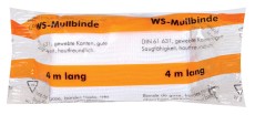 SÖHNGEN® WS-Mullbinde 4 m x 6 cm Wundversorgung 6 cm 4 m Zellwolle 20-fädig DIN 61631