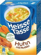 Heisse Tasse Instantsuppe Huhn mit Nudeln Instantsuppe Huhn mit Nudeln 3 Beutel à 12,2g