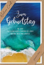 bsb Geburtstagskarte - Natur Card, inkl. Umschlag Mindestabnahmemenge - 3 Stück. Geburtstagskarte