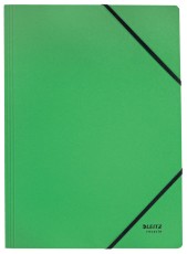 Leitz 3908 Eckspanner Recycle - A4, 250 Blatt, Gummizug, Karton (RC), , grün 100% recycelbar grün