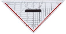 Rumold Technisches Zeichendreieck mit Griff, 325 mm Geometrie-Dreieck 325 mm Griff abnehmbar
