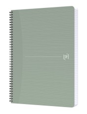 Oxford My Rec’Up Spiralbuch - A4, 90 Blatt, kariert, grün Collegeblock A4 kariert 5 mm 80 g/qm 90