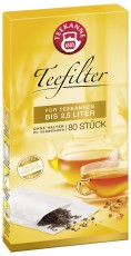 Teefilter - 80 Stück, halterlos, bis 2,5 L Volumen Teefilter 80 Stück