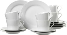 Ritzenhoff & Breker Kaffeeservice Bianco - 18-tlg., Porzellan, weiß Kaffeeservice Bianco weiß