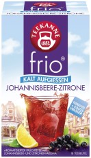 Teekanne frio® - Johannisbeere-Zitrone - 18 Beutel Tee Johannisbeere-Zitrone 18 Beutel à 2,5 g