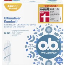 o.b.® Tampons ProComfort Normal 64 Stück Hygieneartikel normal 64 Stück