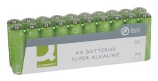 Q-Connect® Super Alkaline Batterien - Mignon/LR6/AA/MN1500, 1,5 V Batterie 1,5 Volt Alkali-Mangan