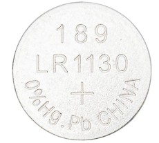 Q-Connect® Knopfzellen-Batterie Alkali-Mangan LR54/189/AG10 10er Pack Knopfzellen-Batterie 1,5 Volt