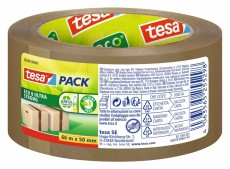 tesa® Verpackungsklebeband PET ECO ultra strong - 50mm x 66m, braun Verpackungsklebeband braun