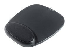 Kensington® Mauspad mit Gel - schwarz Mousepad schwarz eckig 238 mm