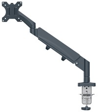 Leitz 6489 Monitorarm Ergo Single - höhenverstellbar, samtgrau Monitorarm samtgrau 185 - 435 mm