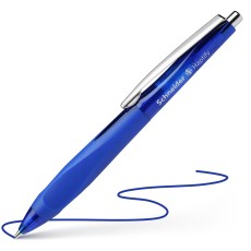 Schneider Kugelschreiber Haptify - M, dokumentenecht, blau Kugelschreiber Druckmechanik blau blau M