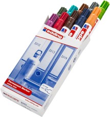 Edding 3000 Permanentmarker - nachfüllbar, 1,5 - 3 mm, 10 Farben Faltschachtel Permanentmarker