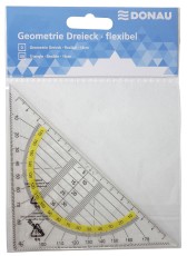 DONAU Geometrie-Dreieck Flexi - 16 cm, flexibel Geometrie-Dreieck 160 mm ohne Griff