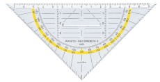Aristo Geo-Dreieck® mit Griff, Plexiglas®, 160 mm, glasklar Geometrie-Dreieck 160 mm mit Griff