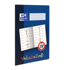 Oxford Vokabelheft - Lin3V - A4, 16 Blatt, 3-spaltig, geheftet, Vokabelheft 3V A4 16 Blatt 90 g/qm