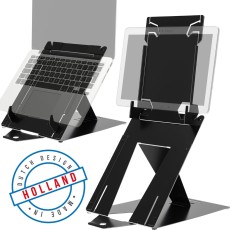R-Go Tools Tabletständer / Laptopständer Riser Duo - verstellbar, schwarz Notebookständer schwarz