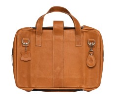 R-Go Tools Laptoptasche Viva 15.6 - integrierter Laptop-Ständer, Leder, braun Laptoptasche braun