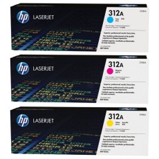 HP Original HP Tonerkartusche MultiPack cyan magenta gelb (CF440AM,312A,NO312A) Original 3 Stück