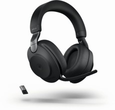 Jabra Headset Evolve2 85 MS Stereo USB-A schwarz 3,5mm dongle Headset