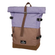 walker® Schulrucksack Roll up two - Lavender/Biscuit Schulrucksack Concept Lavender/Biscuit 29 cm