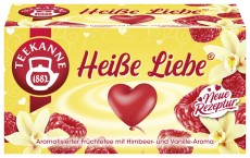 Teekanne Früchtetee Heiße Liebe - 20 Btl. à 2,25 g Tee Heiße Liebe 20 Beutel à 2,25 g