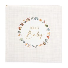 Goldbuch Fotobuch HELLO Baby - 30 x 31 cm, 60 Seiten mit Pergamin Fotoalbum Hello Baby Baby, Geburt