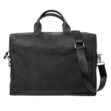 Pride and Soul® Laptoptasche Mover - 15, schwarz, Leder Laptoptasche schwarz Leder