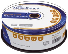 MEDIARANGE DVD+R - 4.7GB/120Min, 16-fach/Spindel, Packung mit 25 Stück DVD+R 4.7GB/120Min 16-fach